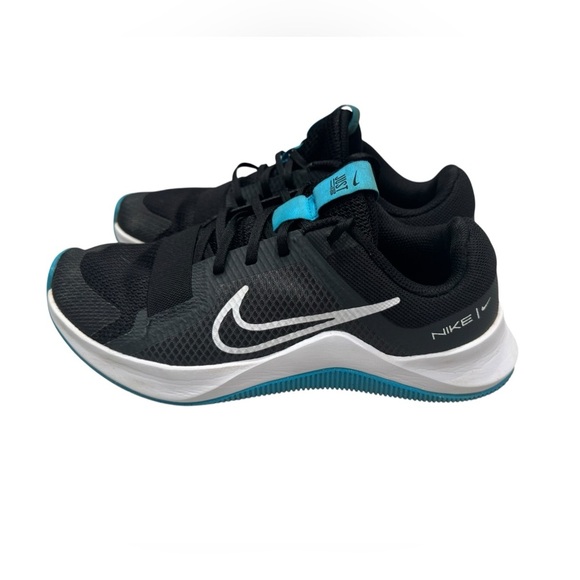 Men’s Nike MC Trainer 2 Black White & Lightning Blus Lace Up Sneakers: Size 7 - Picture 3 of 11